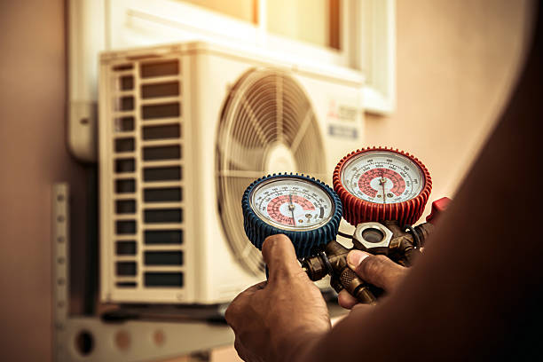 Professional Hvac Maintenance technician working in Tovey, IL